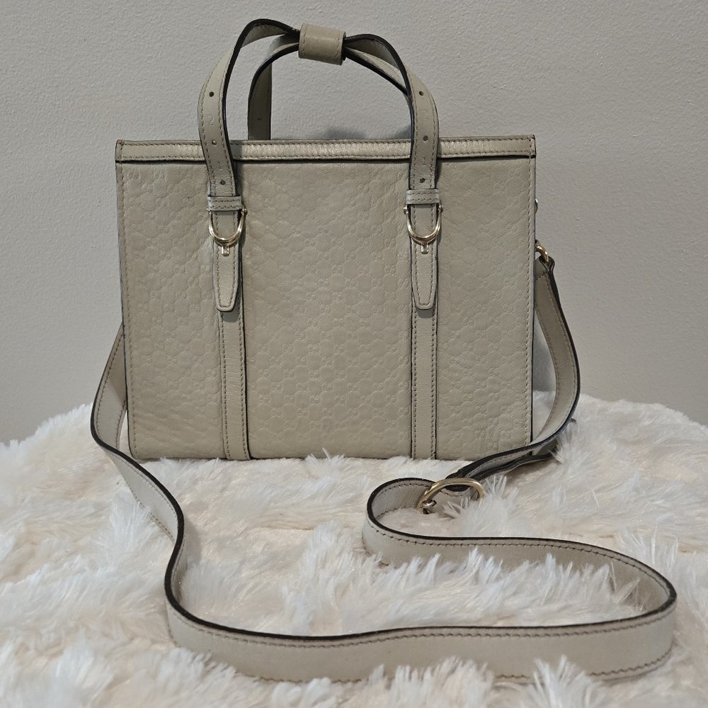 Gucci Guccissima Beige Crossbody Bag